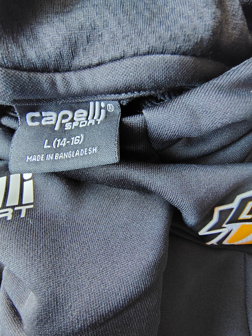 Capelli Sport Black & Yellow Youth L Pullover Hoodie - Picture 5 of 5